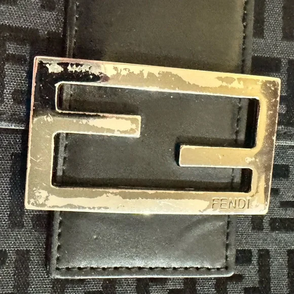 Fendi Black zucca fold over wallet - Picture 6 of 15